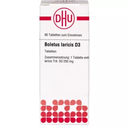 BOLETUS LARICIS D 3 tabletter, 80 stk