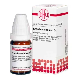 COBALTUM NITRICUM D6 Fortynding, 20 ml