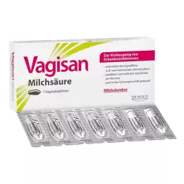 VAGISAN Mælkesyre vaginale stikpiller, 7 stk