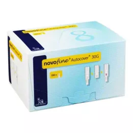 NOVOFINE Autocover kanyler 8 mm 30 G, 100 stk