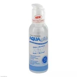 AQUAGLIDE 2-i-1 smøremiddel og massageapparat, 125 ml