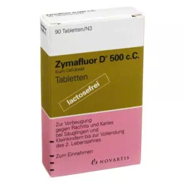 ZYMAFLUOR D 500 C C tabletter, 90 stk