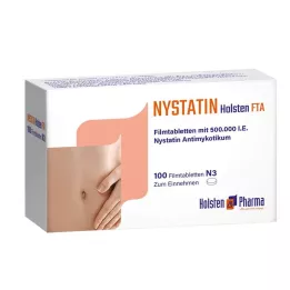 NYSTATIN Holsten filmovertrukne tabletter, 100 stk
