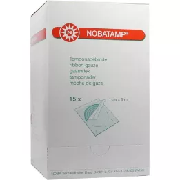 NOBATAMP-steril tamponadebind 1 cmx5 m, 15 stk