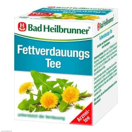 BAD HEILBRUNNER Fedtfordøjelses tefilterposer, 8X1,8 g