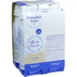 FRESUBIN ORIGINAL DRINK Drikkeflaske med nødder, 4X200 ml