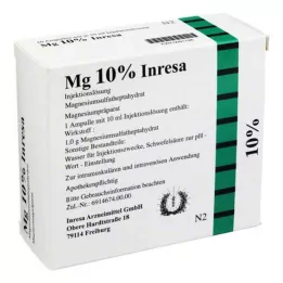 MG 10% Inresa injektionsopløsning, 10X10 ml