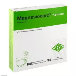 MAGNESIOCARD 7,5 mmol brusetabletter, 100 stk