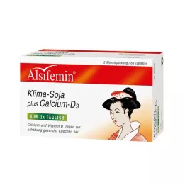 ALSIFEMIN Climate-Soja plus Calcium D3 tabletter, 60 stk