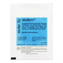 ALUDERM Børnekompresser 6x6 cm, 1 stk