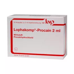 LOPHAKOMP Procaine 2 ml injektionsopløsning, 10X2 ml