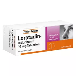 LORATADIN-ratiopharm 10 mg tabletter, 100 stk