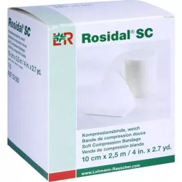 ROSIDAL SC Kompressionsbandage blød 10 cmx2,5 m, 1 stk