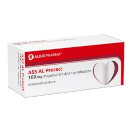 ASS AL Protect 100 mg gastro-resistente tabletter, 50 stk