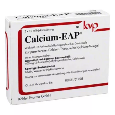 CALCIUM EAP Ampuller, 5x10 ml CALCIUM EAP Ampuller, 5x10 ml