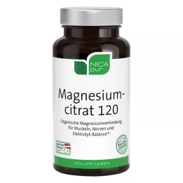 NICAPUR Magnesiumcitrat 120 Kapsler, 60 stk