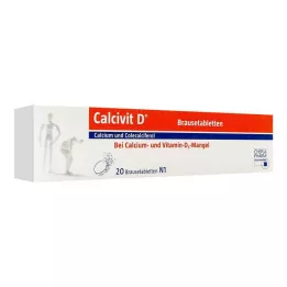 CALCIVIT D brusetabletter, 20 stk