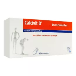 CALCIVIT D brusetabletter, 40 stk