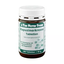 KAPUZINERKRESSE TABLETTER, 180 stk
