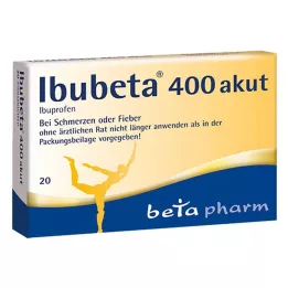 IBUBETA 400 akutte filmovertrukne tabletter, 20 stk