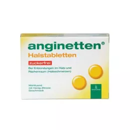 ANGINETTEN Halstabletter sukkerfri, 24 stk