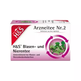 H&S Blære- og nyre-tefilterposer, 20X2,0 g