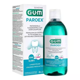 GUM Paro.ex 0,06 % CHX Mundskyl, 500 ml