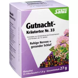 GUTNACHT Urtete nr.33 Salus filterposer, 15 stk