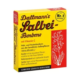 DALLMANNS Sage Bonbons med Vit.C., 20 stk