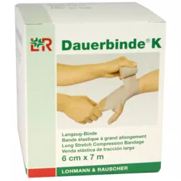 DAUERBINDE stærk 6 cmx7 m, 1 stk