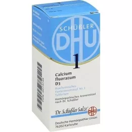 BIOCHEMIE DHU 1 Calcium fluoratum D 3 tabletter, 80 stk