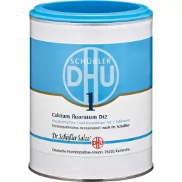 BIOCHEMIE DHU 1 Calcium fluoratum D 12 tabletter, 1000 stk