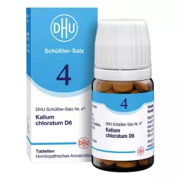 BIOCHEMIE DHU 4 Kalium chloratum D 6 tabletter, 80 stk
