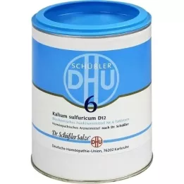 BIOCHEMIE DHU 6 kaliumsulfuricum D 12 tabletter, 1000 stk