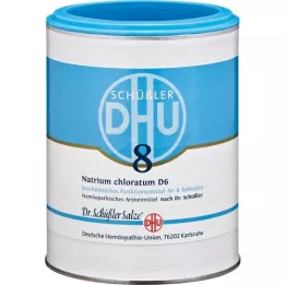 BIOCHEMIE DHU 8 Natrium chloratum D 6 tabletter, 1000 stk