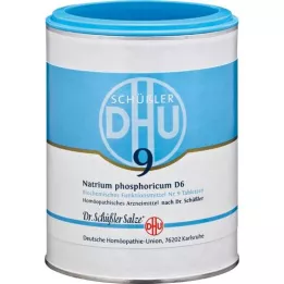 BIOCHEMIE DHU 9 Natrium phosphoricum D 6 tabletter, 1000 stk