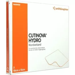 CUTINOVA Hydro 10x10 cm selvklæbende sårbandage, 5 stk