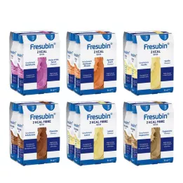 FRESUBIN 2 kcal DRINK Blandet boks drikkedunk, 24X200 ml