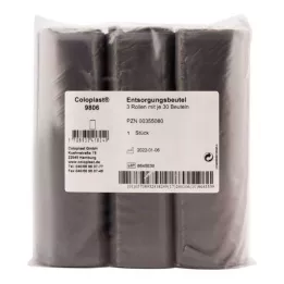COLOPLAST Affaldspose blå 3 Rol.a.30 stk.9806, 90 stk