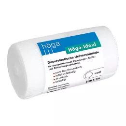 HÖGA-IDEAL Bandage 8 cmx5 m hvid, 1 stk