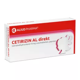 CETIRIZIN AL direkte sugetabletter, 7 stk