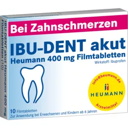 IBU-DENT akut Heumann 400 mg filmovertrukne tabletter, 10 stk