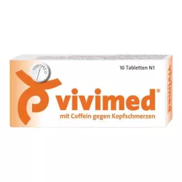 VIVIMED med koffein mod hovedpine tabletter, 10 stk