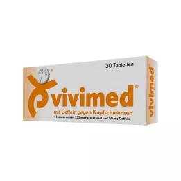 VIVIMED med koffein mod hovedpine tabletter, 30 stk