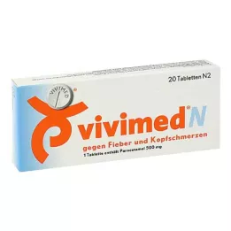 VIVIMED N mod feber og hovedpinetabletter, 20 stk