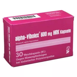 ALPHA VIBOLEX 600 mg HRK bløde kapsler, 30 stk