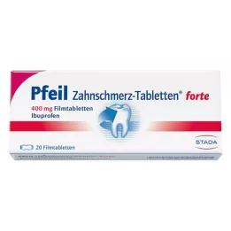 PFEIL Tandpinetabletter forte filmovertrukne tabletter, 20 stk