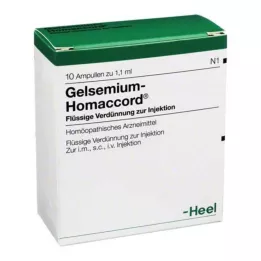 GELSEMIUM HOMACCORD Ampuller, 10 stk