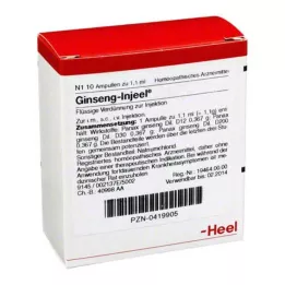 GINSENG INJEEL Ampuller, 10 stk