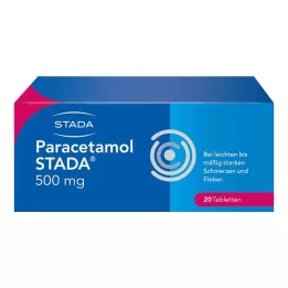 PARACETAMOL STADA 500 mg tabletter, 20 stk